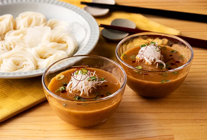 麻婆風つけそうめん